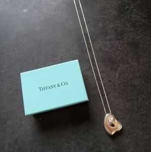 Tiffany & Co sterling silver full heart necklace